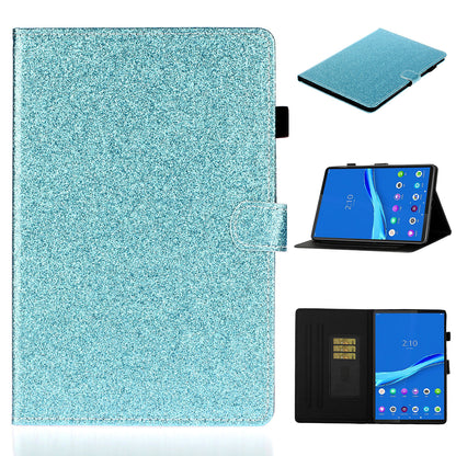 Flash Powder Smart PU Leather Tablet Stand Cover for Lenovo Tab M10 Plus TB-X606F