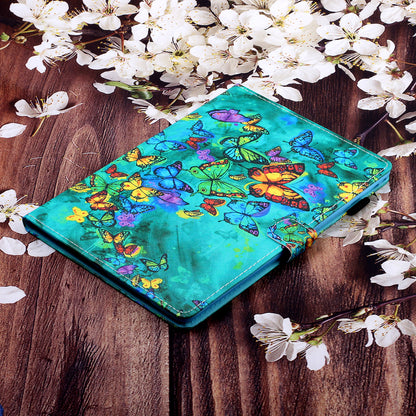 Pattern Printing Card Slots Stand Leather Protective Case for Lenovo Tab M10 TB-X605F