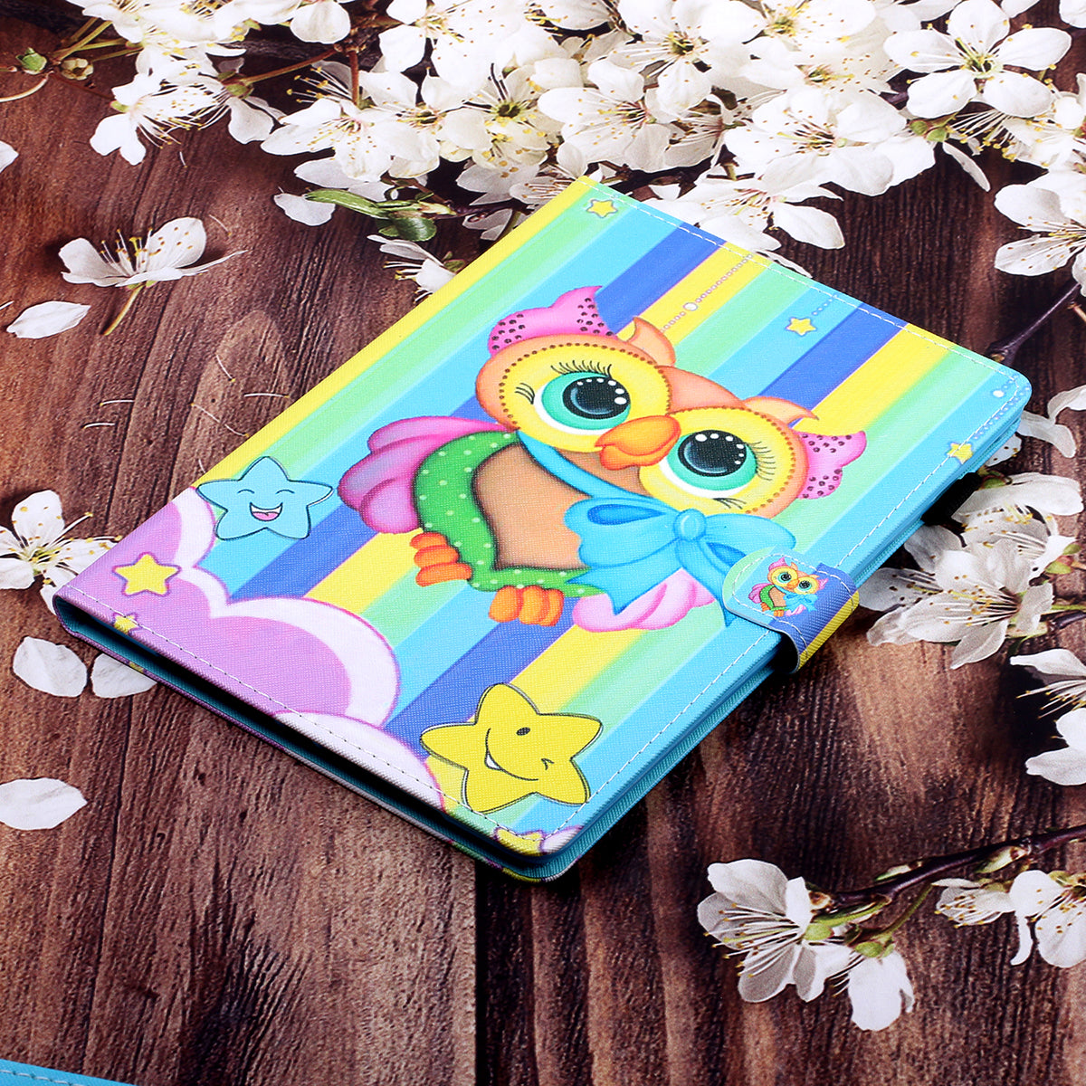 Pattern Printing Card Slots Stand Leather Case for Lenovo Tab M10 Plus TB-X606F