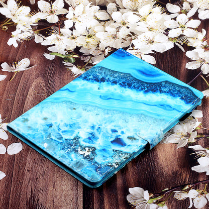 Pattern Printing Card Slots Stand Leather Case for Lenovo Tab M10 Plus TB-X606F