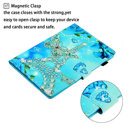 Pattern Printing Card Slots Stand Leather Case for Lenovo Tab M10 Plus TB-X606F