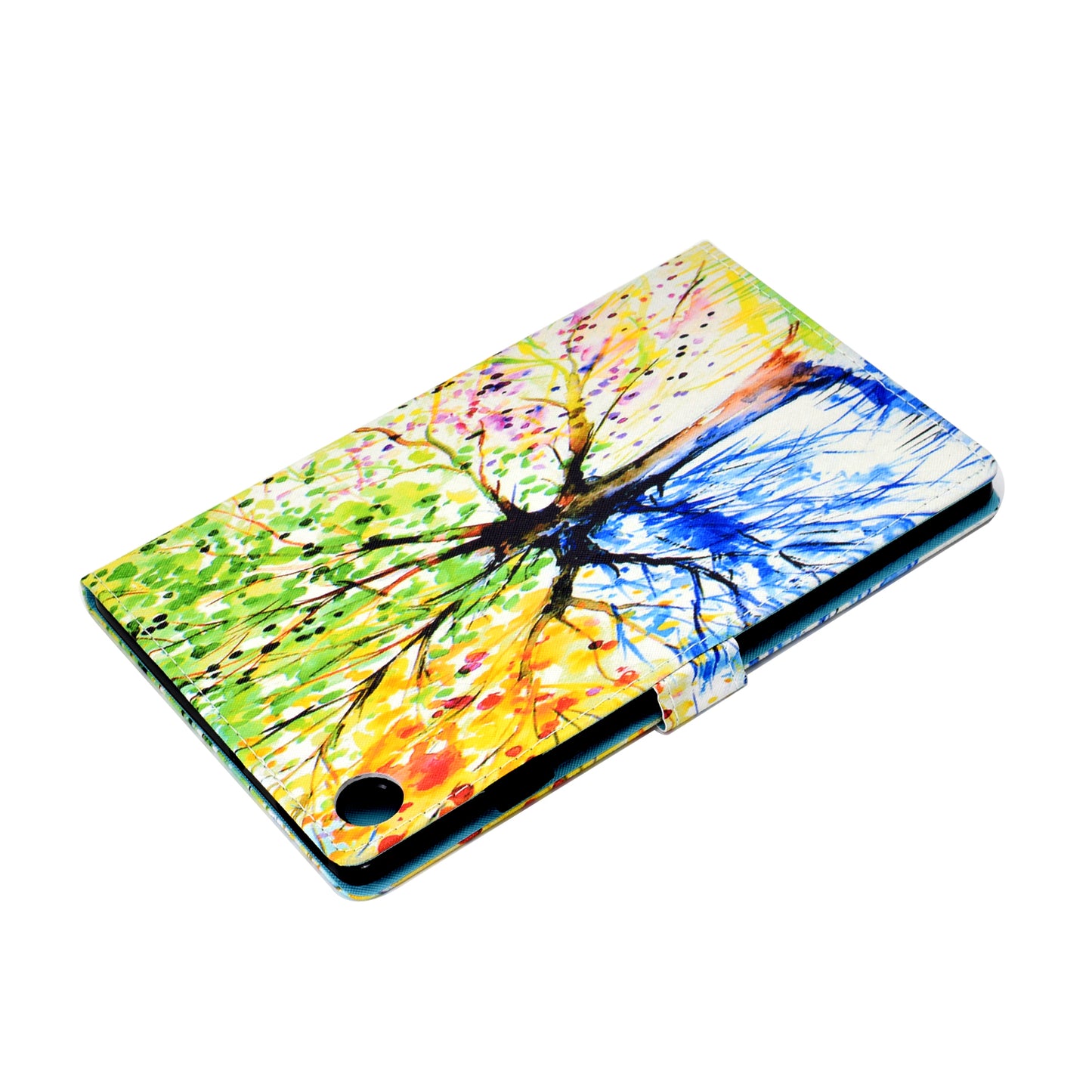 Pattern Printing Stand Card Holder Leather Tablet Case for Lenovo Tab M10 Plus TB-X606F