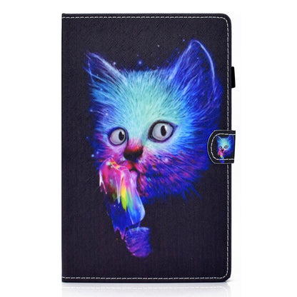 Pattern Printing Stand Card Holder Leather Tablet Case for Lenovo Tab M10 Plus TB-X606F