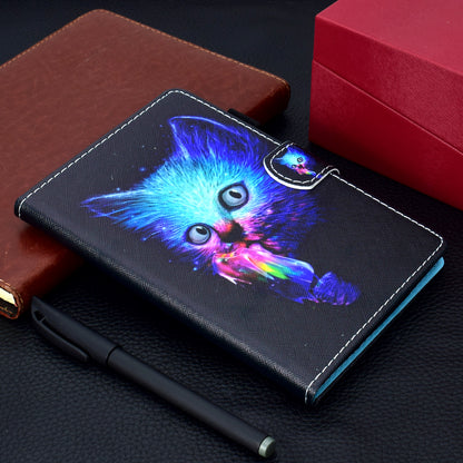 Pattern Printing Stand Card Holder Leather Tablet Case for Lenovo Tab M10 Plus TB-X606F