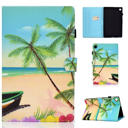 Pattern Printing Stand Card Holder Leather Tablet Case for Lenovo Tab M10 Plus TB-X606F