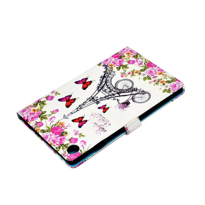 Pattern Printing Stand Card Holder Leather Tablet Case for Lenovo Tab M10 Plus TB-X606F