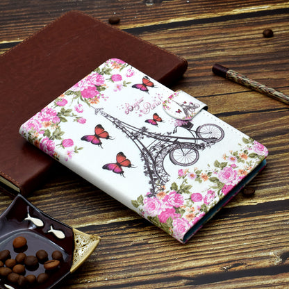 Pattern Printing Stand Card Holder Leather Tablet Case for Lenovo Tab M10 Plus TB-X606F