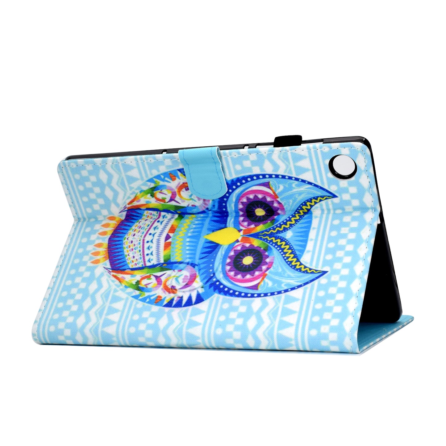 Pattern Printing Stand Card Holder Leather Tablet Case for Lenovo Tab M10 Plus TB-X606F