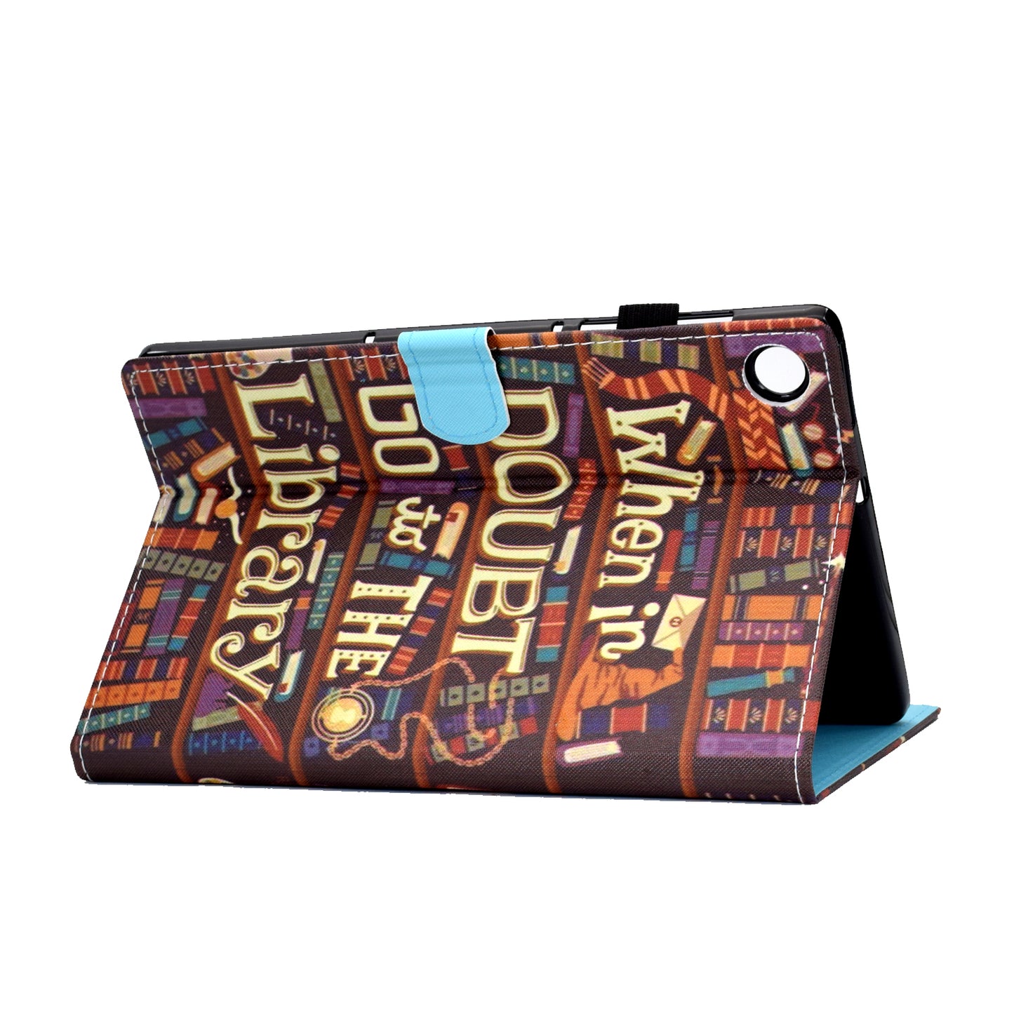 Pattern Printing Stand Card Holder Leather Tablet Case for Lenovo Tab M10 Plus TB-X606F