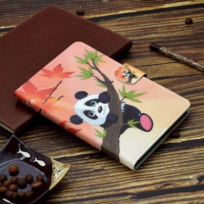 Pattern Printing Stand Card Holder Leather Tablet Case for Lenovo Tab M10 Plus TB-X606F