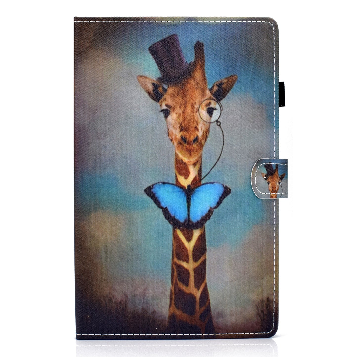 Pattern Printing Stand Card Holder Leather Tablet Case for Lenovo Tab M10 Plus TB-X606F