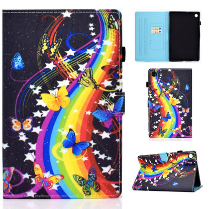 Pattern Printing Stand Card Holder Leather Tablet Case for Lenovo Tab M10 Plus TB-X606F