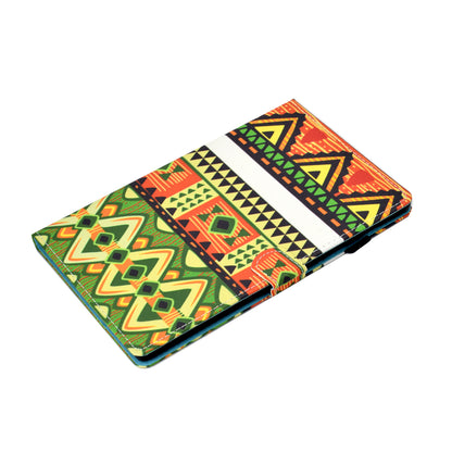 Pattern Printing Stand Card Holder Leather Tablet Case for Lenovo Tab M10 Plus TB-X606F