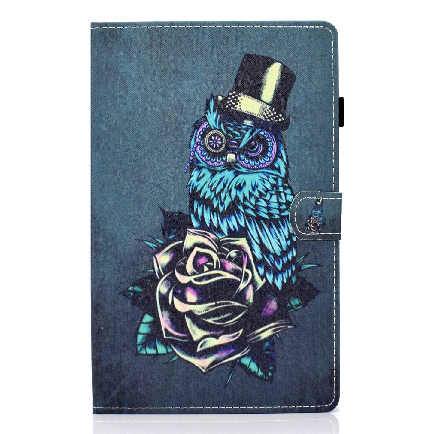 Pattern Printing Stand Card Holder Leather Tablet Case for Lenovo Tab M10 Plus TB-X606F