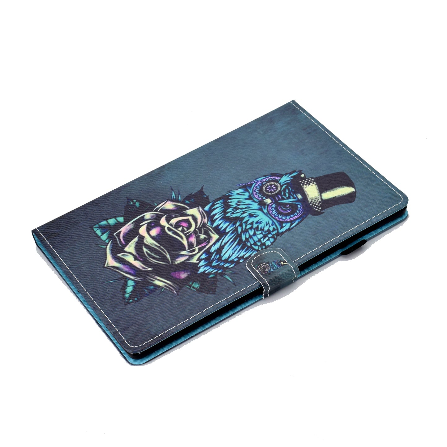 Pattern Printing Stand Card Holder Leather Tablet Case for Lenovo Tab M10 Plus TB-X606F