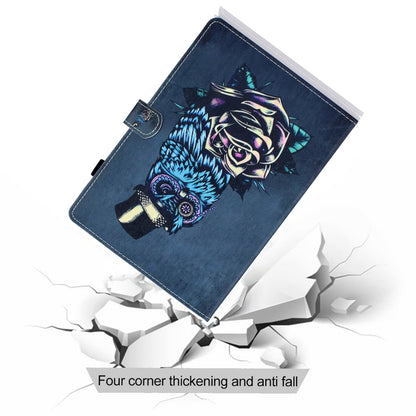 Pattern Printing Stand Card Holder Leather Tablet Case for Lenovo Tab M10 Plus TB-X606F