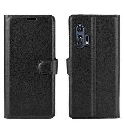 Litchi Texture Stylish Wallet Leather Case for Motorola Edge Plus