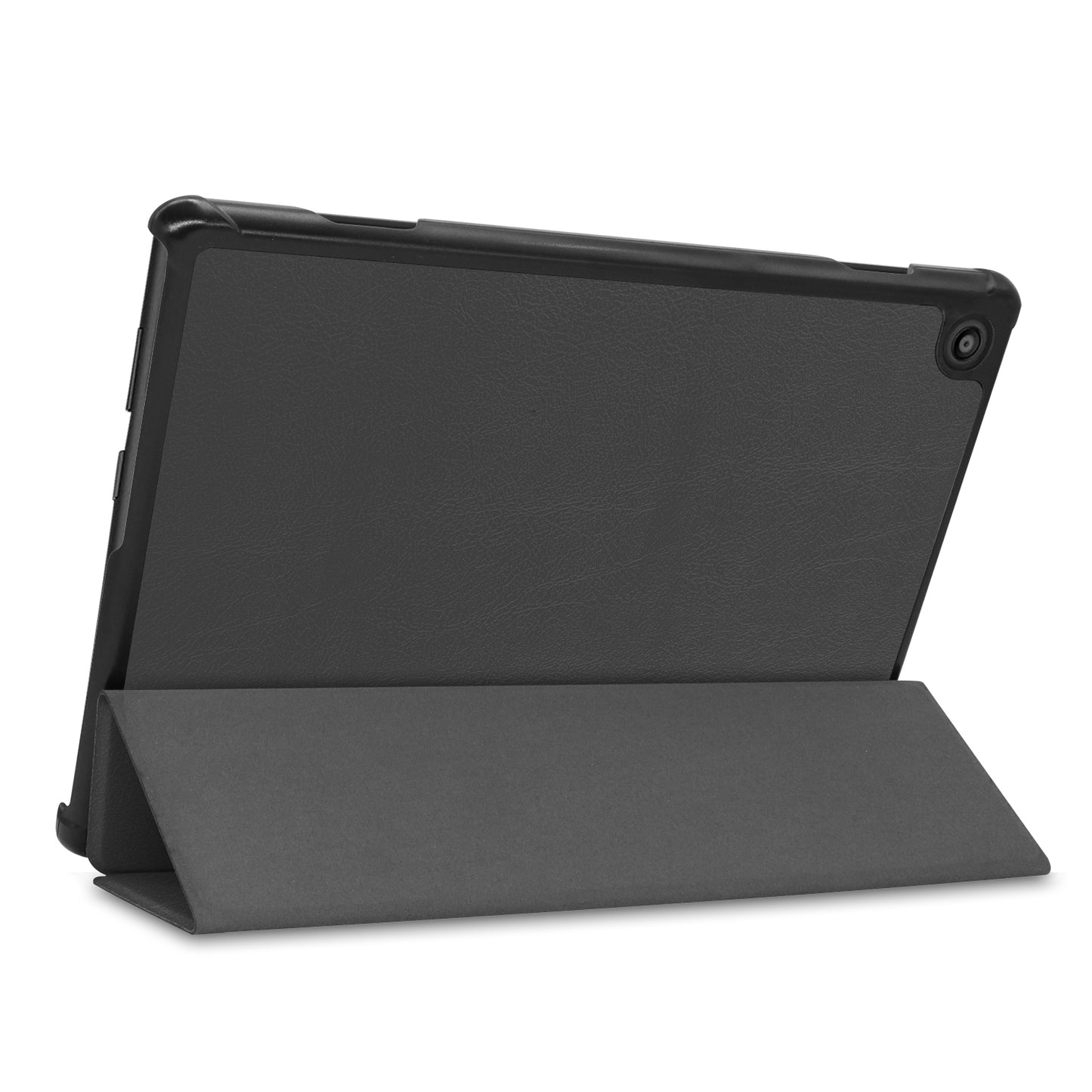 Stylish Stable Tri-fold Stand Leather Cover for Lenovo Tab M10 FHD REL TB-X605FC