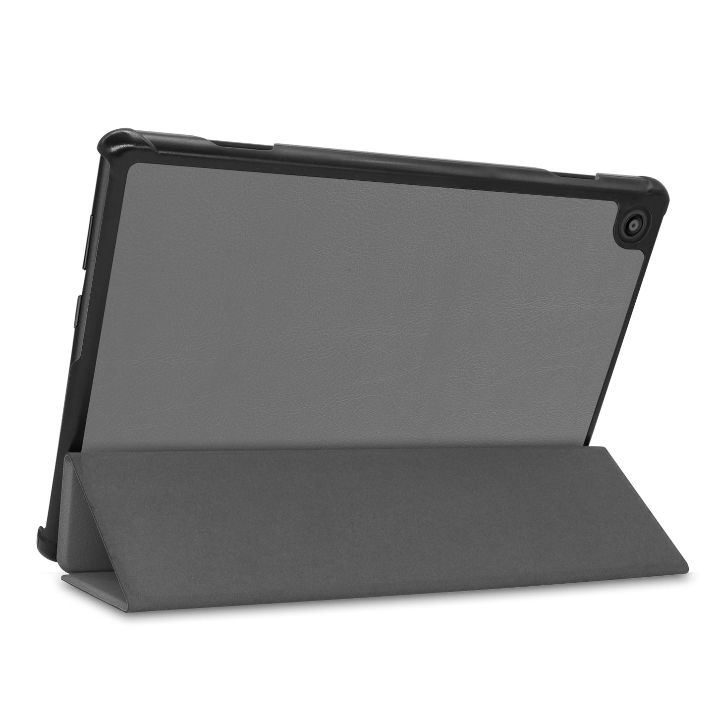 Stylish Stable Tri-fold Stand Leather Cover for Lenovo Tab M10 FHD REL TB-X605FC