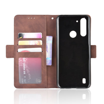 Multiple Card Slots PU Leather Shell for Motorola Moto G8 Power Lite