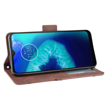 Multiple Card Slots PU Leather Shell for Motorola Moto G8 Power Lite