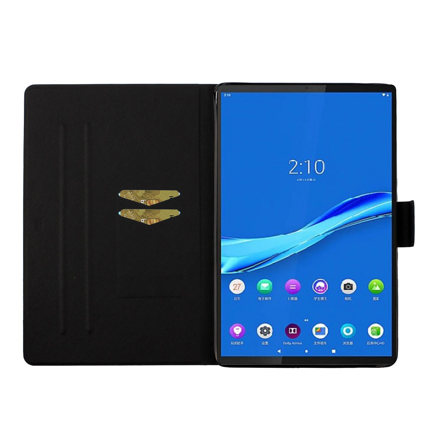 Pattern Printing Card Slots Stand Leather Cover for Lenovo Tab M10 Plus TB-X606F