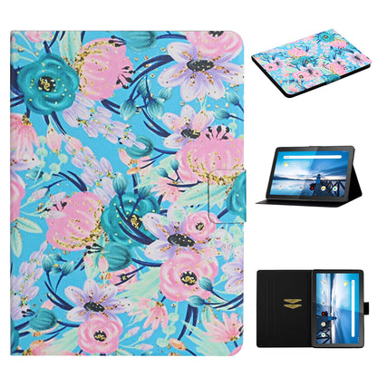 Flower Pattern Printing Tablet Cover for Lenovo Tab M10 TB-X605F