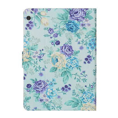 Flower Pattern Printing Tablet Cover for Lenovo Tab M10 TB-X605F