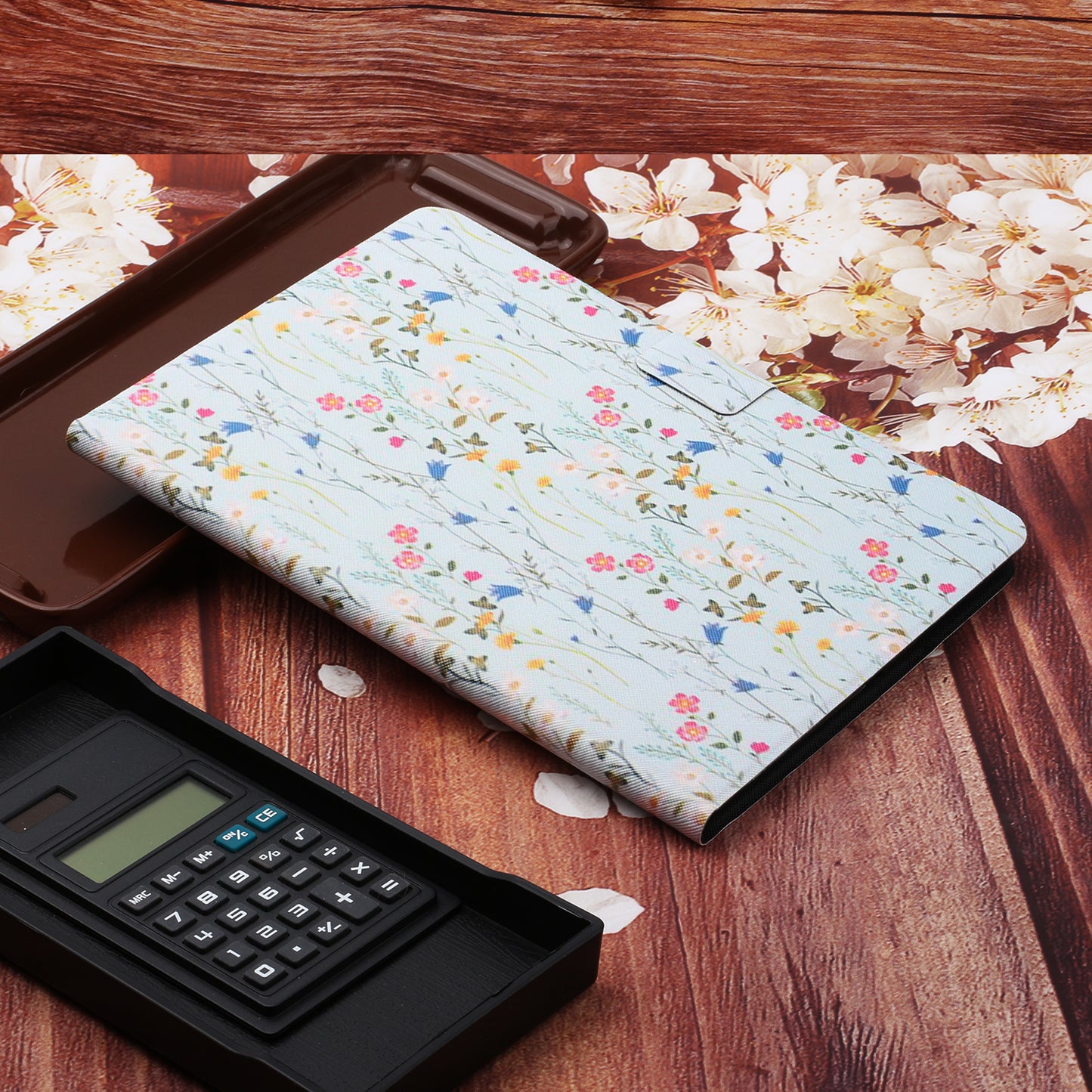 Flower Pattern Printing Tablet Cover for Lenovo Tab M10 TB-X605F