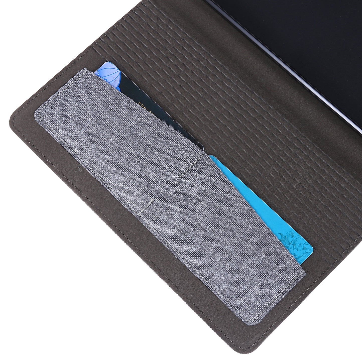 Cloth Texture Card Slots Stand Leather Cover for Lenovo Tab M8/Tab M8 (2nd Gen)