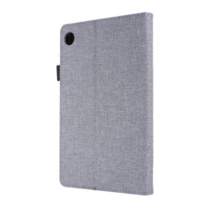 Cloth Texture Card Slots Stand Leather Cover for Lenovo Tab M8/Tab M8 (2nd Gen)