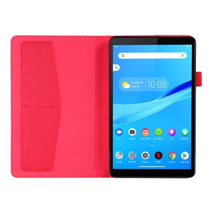 Cloth Texture Card Slots Stand Leather Cover for Lenovo Tab M8/Tab M8 (2nd Gen)