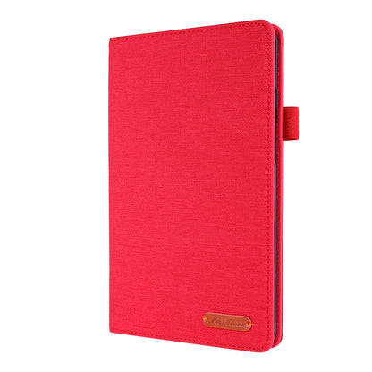 Cloth Texture Card Slots Stand Leather Cover for Lenovo Tab M8/Tab M8 (2nd Gen)