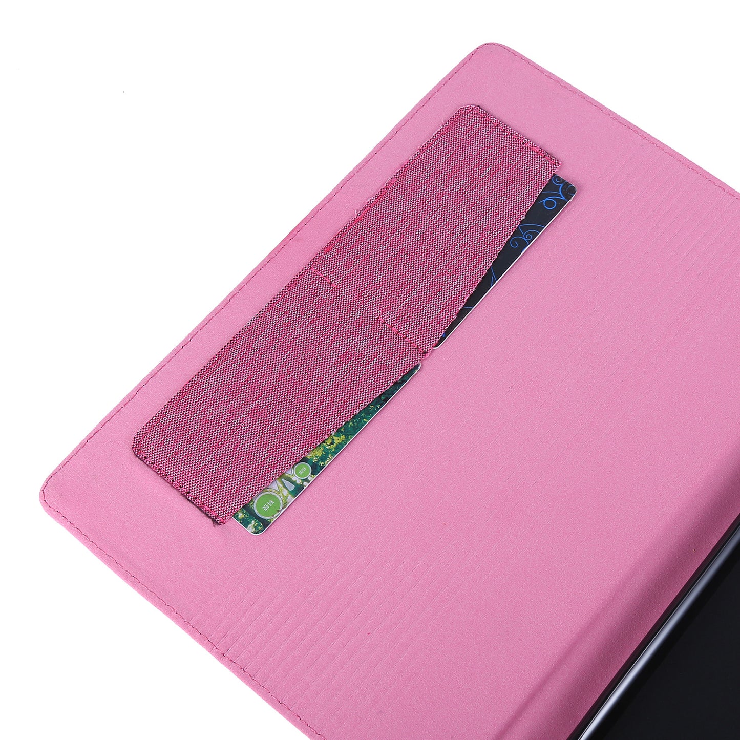 Cloth Texture Leather Tablet Shell with Card Holder Stand for Lenovo Tab E10