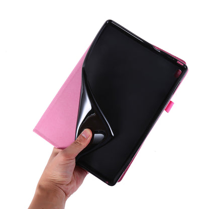 Cloth Texture Card Slots Leather Protective Case for Lenovo Tab M10 TB-X605F