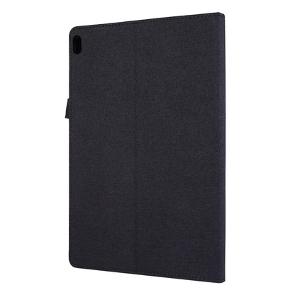 Cloth Texture Card Holder Stand Leather Case for Lenovo Tab P10