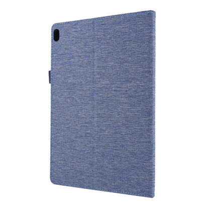 Cloth Texture Card Holder Stand Leather Case for Lenovo Tab P10