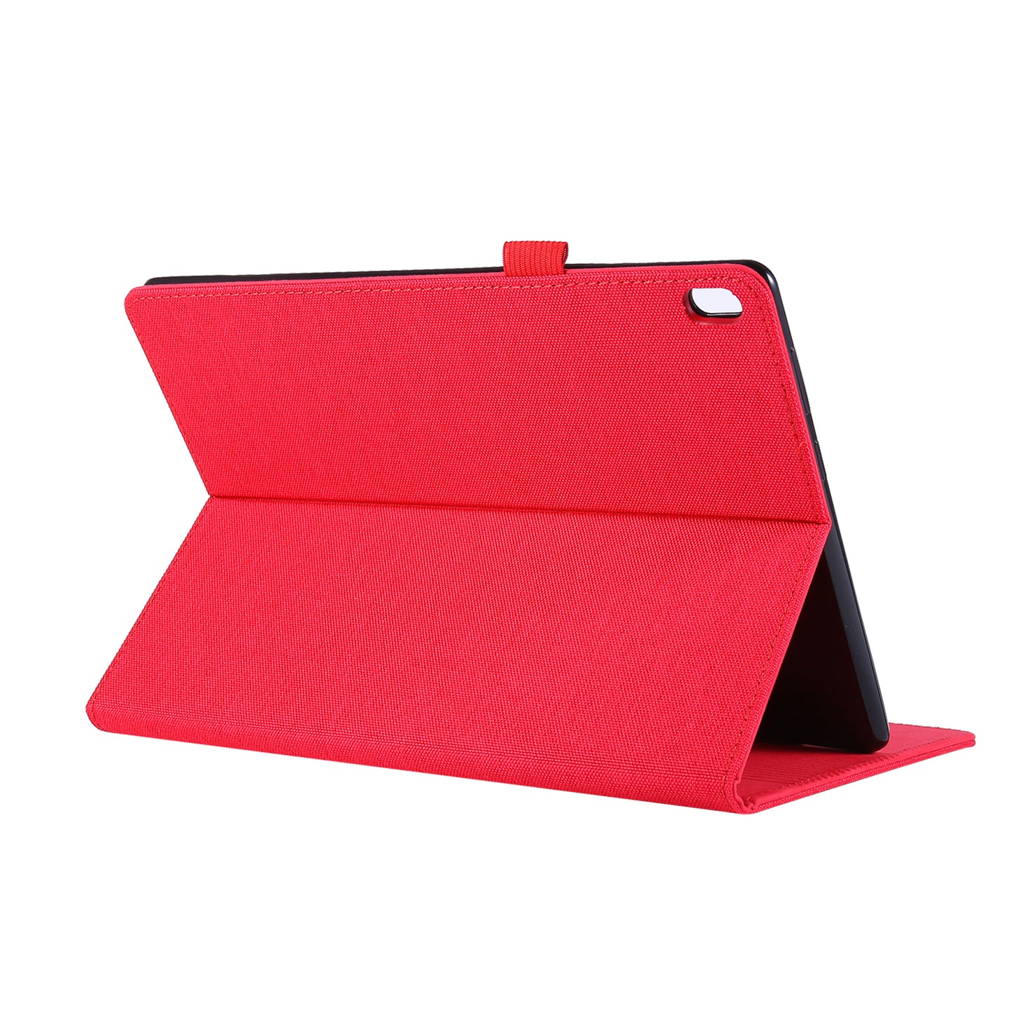 Cloth Texture Card Holder Stand Leather Case for Lenovo Tab P10