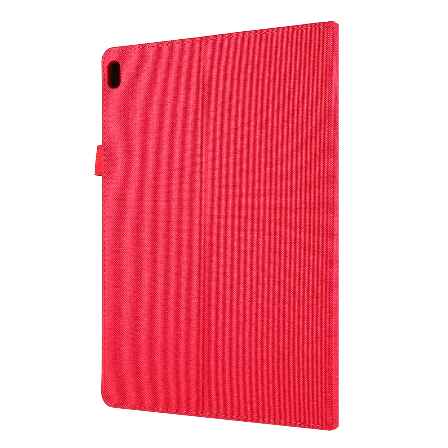 Cloth Texture Card Holder Stand Leather Case for Lenovo Tab P10