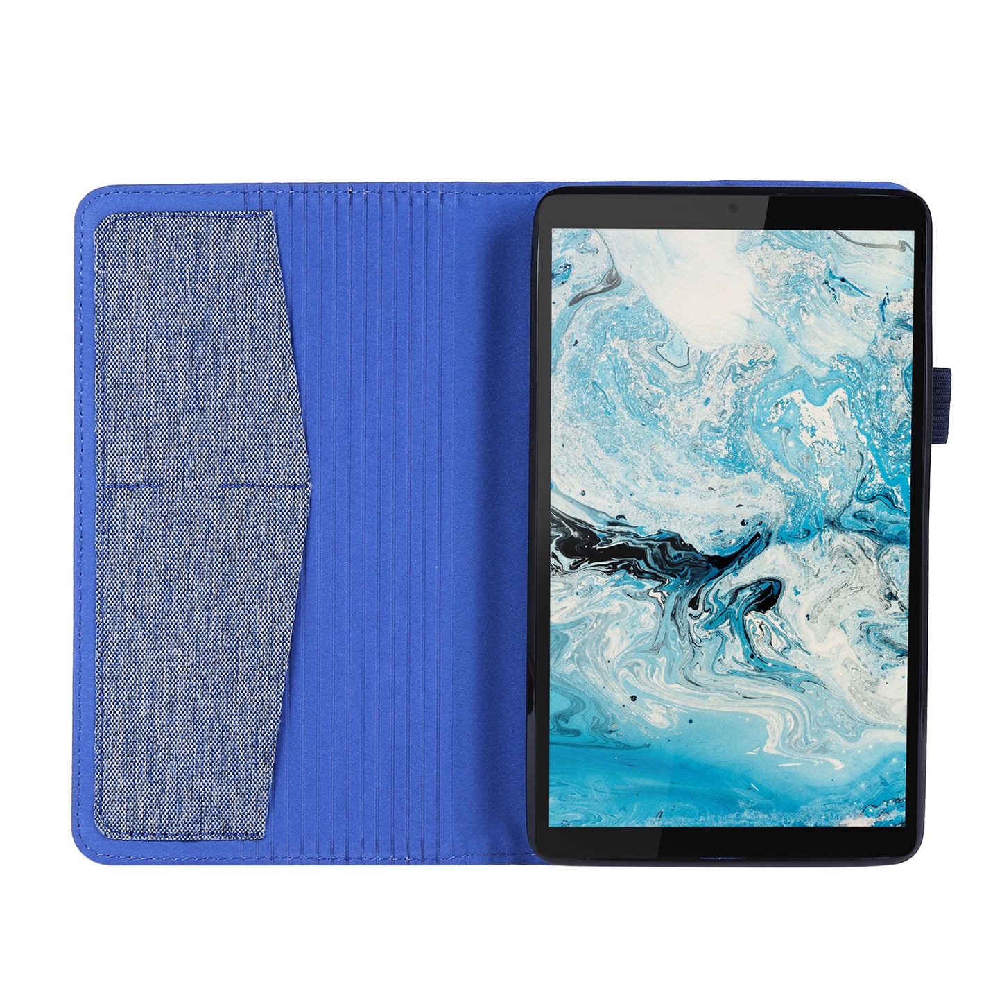 Cloth Texture Card Slots Stand Leather Protective Cover for  Lenovo Tab M7 (2nd Gen) TB-7305F / (3rd Gen)