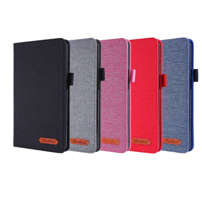 Cloth Texture Card Slots Stand Leather Protective Cover for  Lenovo Tab M7 (2nd Gen) TB-7305F / (3rd Gen)