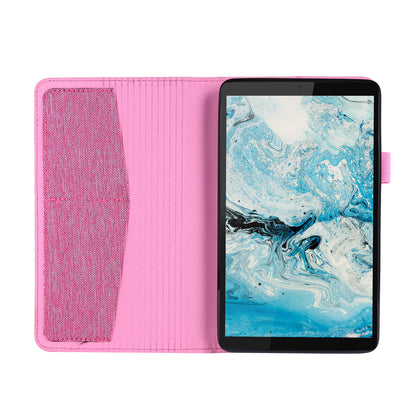 Cloth Texture Card Slots Stand Leather Protective Cover for  Lenovo Tab M7 (2nd Gen) TB-7305F / (3rd Gen)