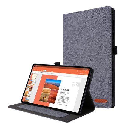 For Lenovo Tab M10 Plus Leather Case Scratch Resistant Flip Tablet Cover with Stand Card Slots