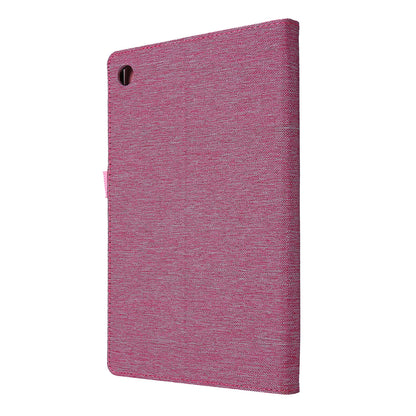 For Lenovo Tab M10 Plus Leather Case Scratch Resistant Flip Tablet Cover with Stand Card Slots