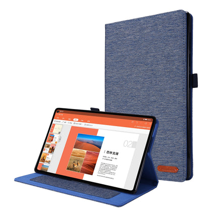 For Lenovo Tab M10 Plus Leather Case Scratch Resistant Flip Tablet Cover with Stand Card Slots