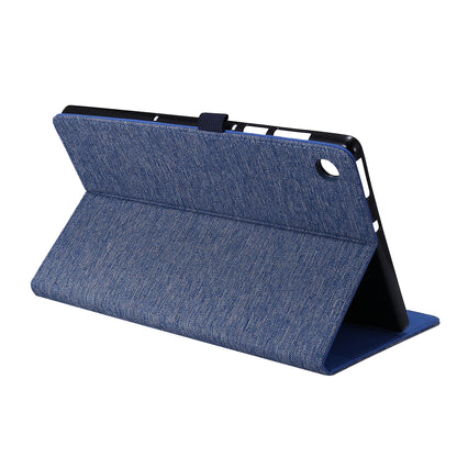 For Lenovo Tab M10 Plus Leather Case Scratch Resistant Flip Tablet Cover with Stand Card Slots