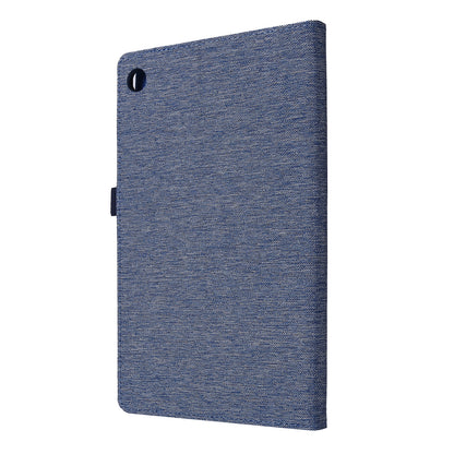 For Lenovo Tab M10 Plus Leather Case Scratch Resistant Flip Tablet Cover with Stand Card Slots