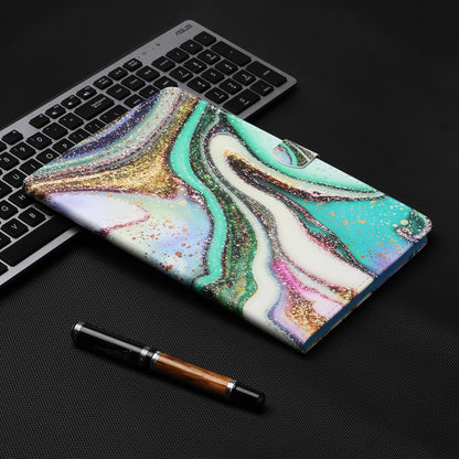 Pattern Printing Card Slots Stand Flip Leather Protective Case for Lenovo Tab M10 Plus TB-X606F