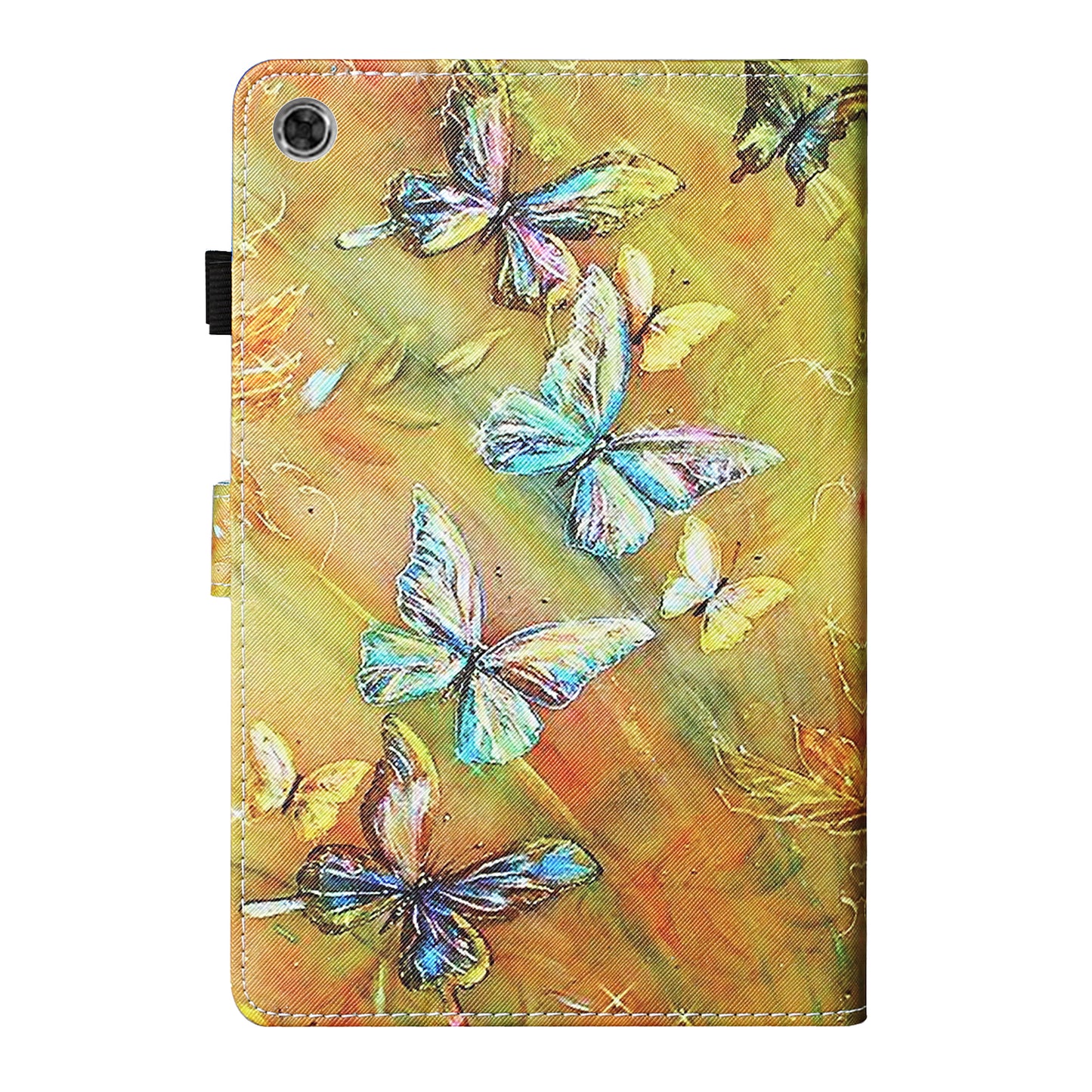 Pattern Printing Card Slots Stand Flip Leather Protective Case for Lenovo Tab M10 Plus TB-X606F