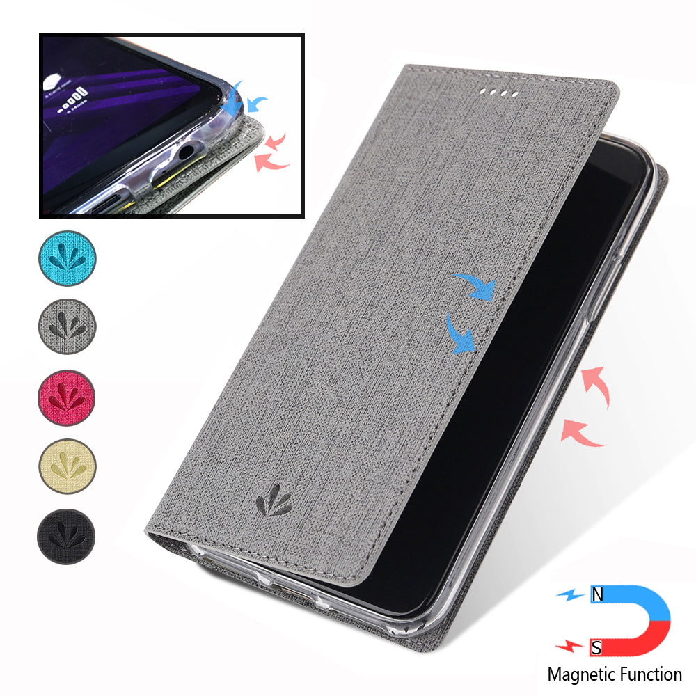 VILI DMX Card Holder Leather Stand Shell Mobile Phone Cover for Motorola Edge Plus